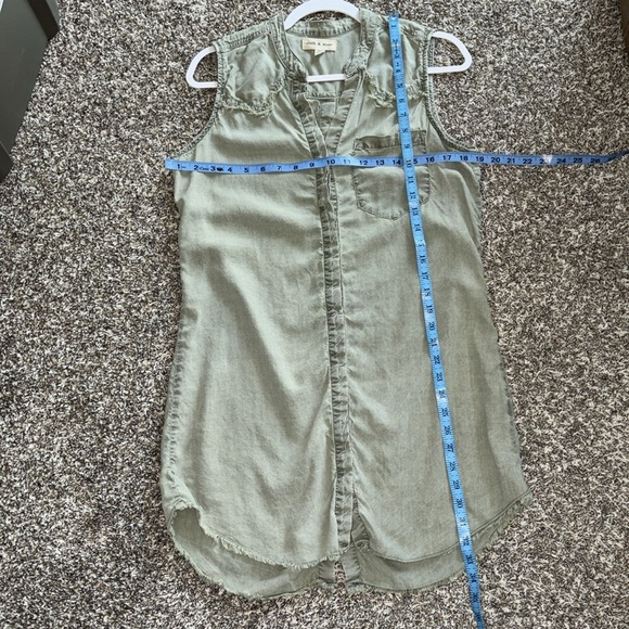 Cloth & Stone Anthropologie button back tencel SOFT dress S (box a) - Picture 7 of 7